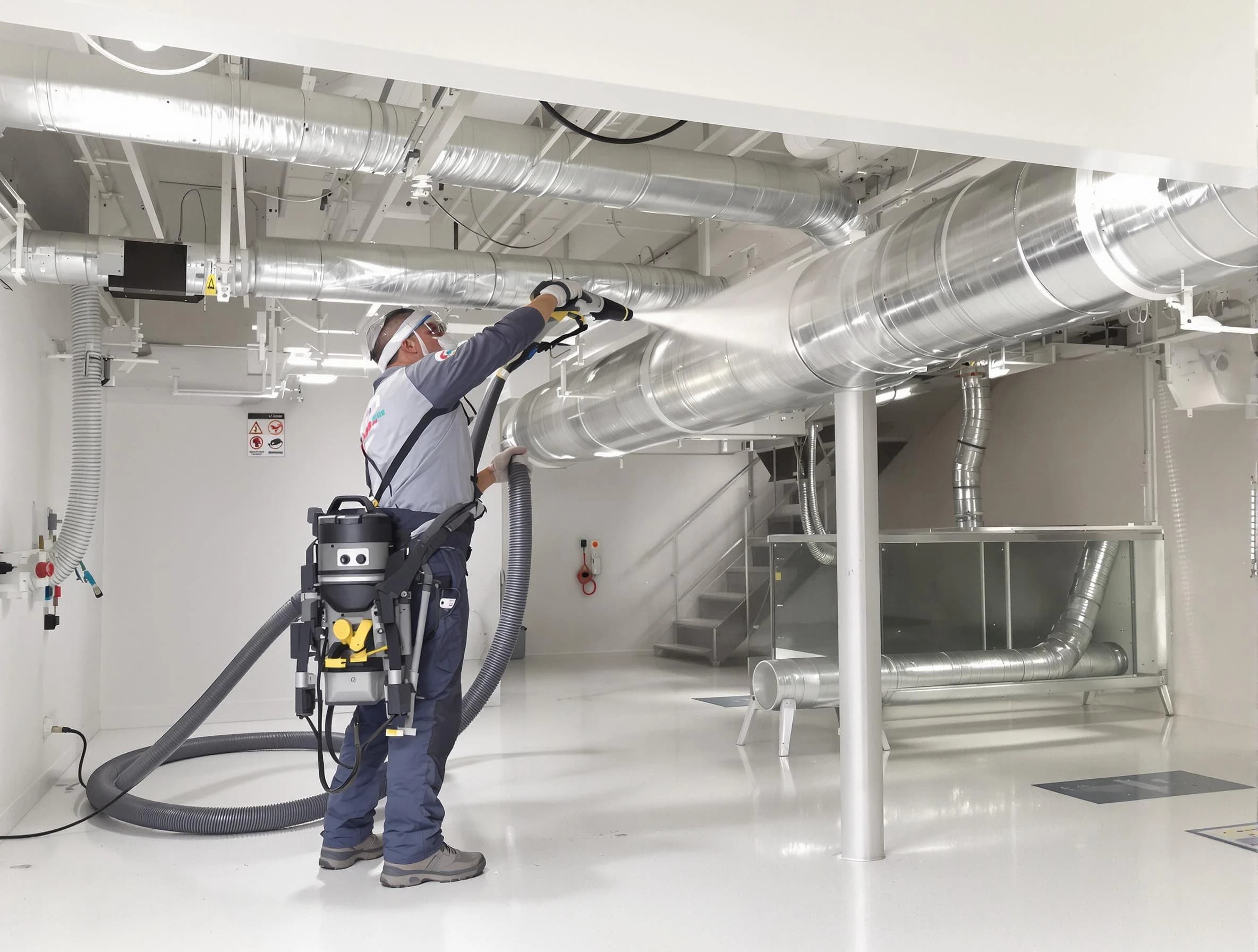 Professional central duct cleaning by East Point Air Duct Cleaning in East Point