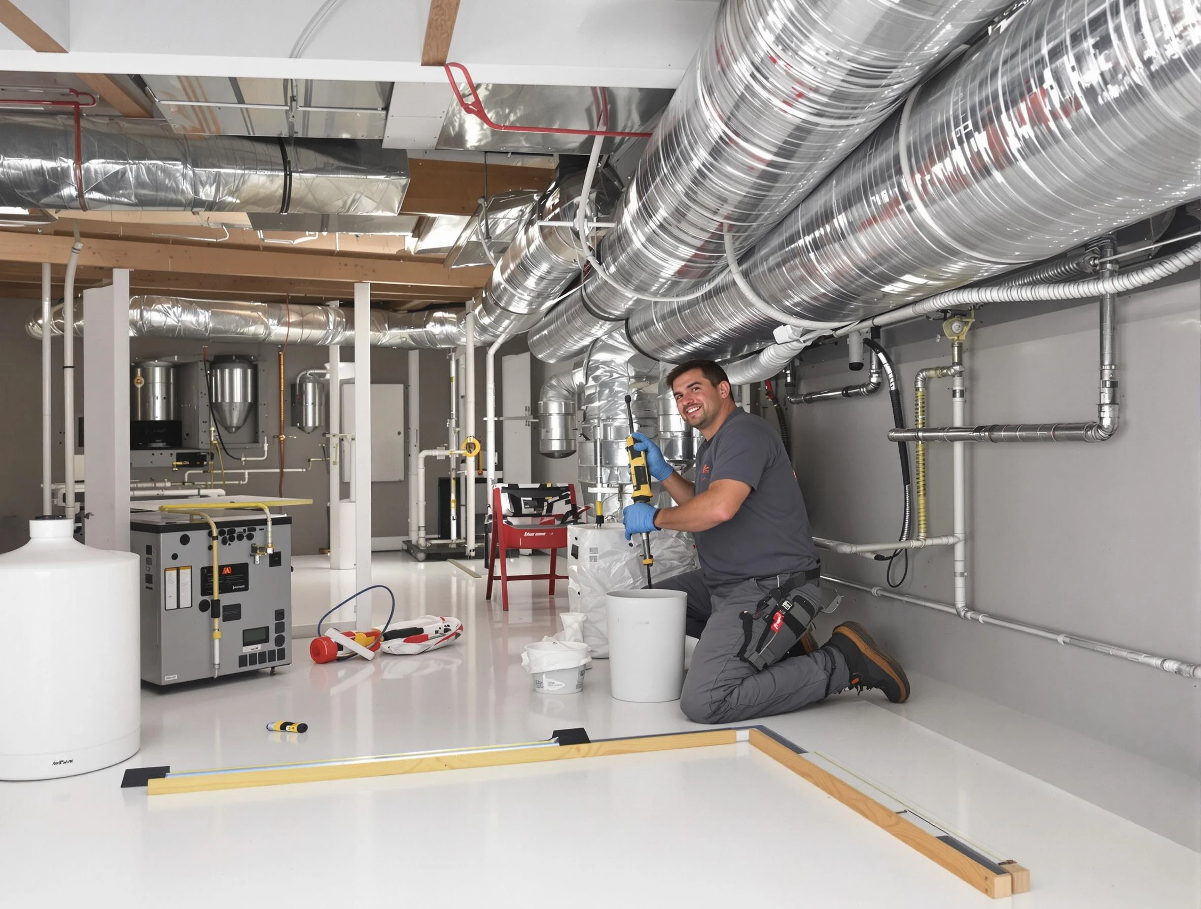 Professional duct sealing service by East Point Air Duct Cleaning in East Point