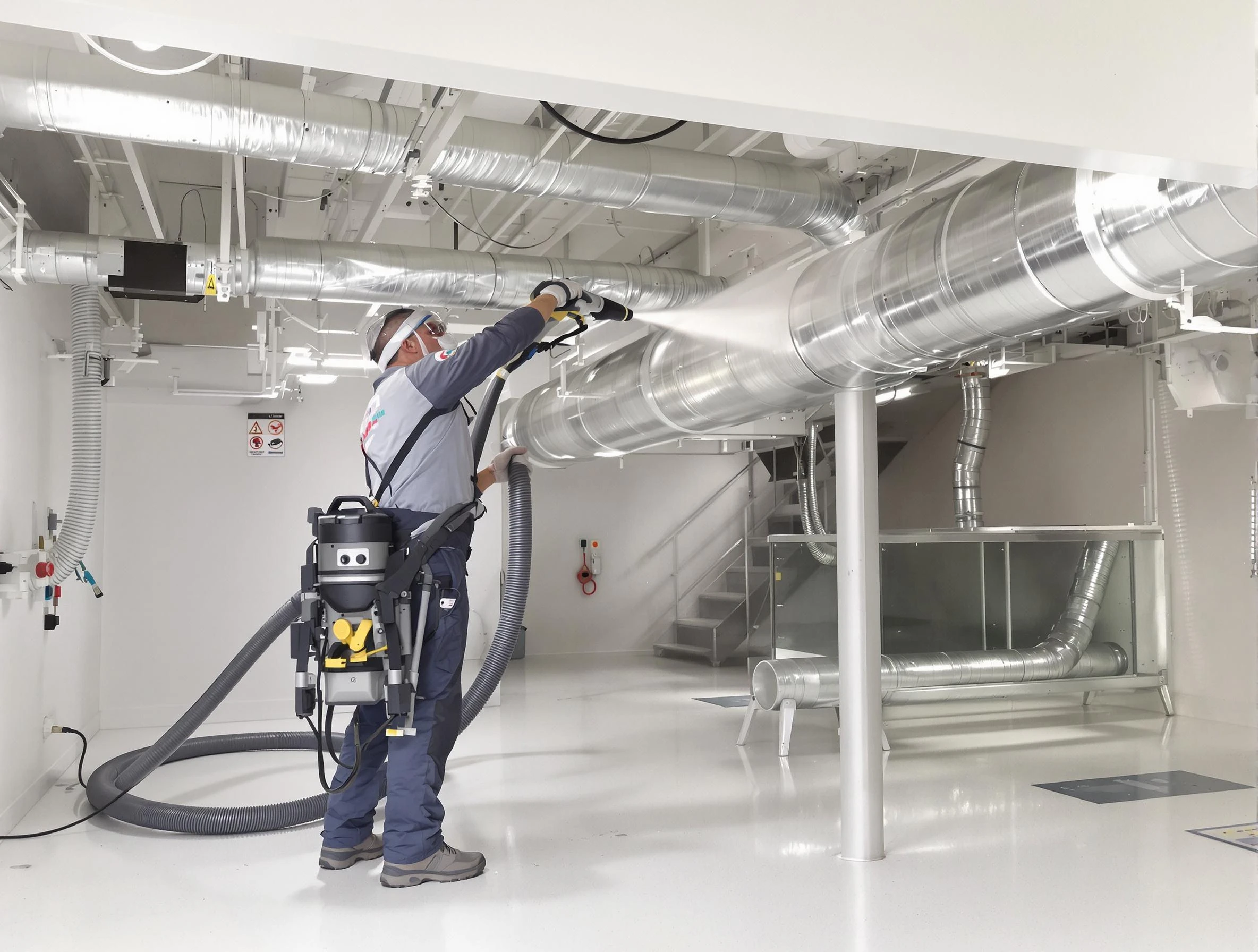 Professional central duct cleaning by East Point Air Duct Cleaning in East Point